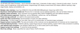 VP1000 video processor for led display