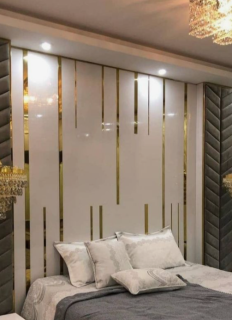 8К Огледална самозалепваща се Златo, Розово Злато, Черно, Сребро - лайсни  за интериорен дизайн 30мм - 5000мм